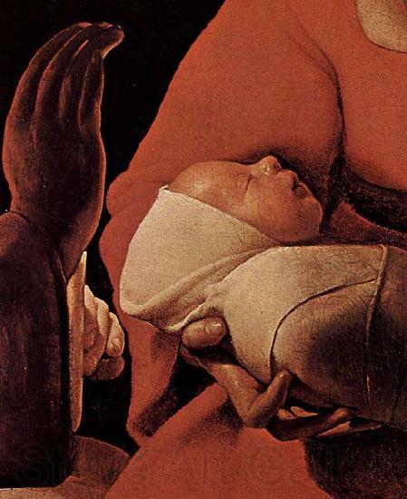 Georges de La Tour Das Neugeborene Spain oil painting art